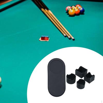Круглый контейнер Billard, контейнер для мела для бассейна с зажимом для ремня, компактный