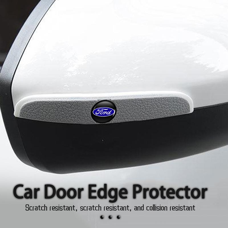For Ford 4pcs Car Door Edge Protector Guards Anti-collision Stickers Escort KA Flex Everest KA Expedition Falcon Fusion