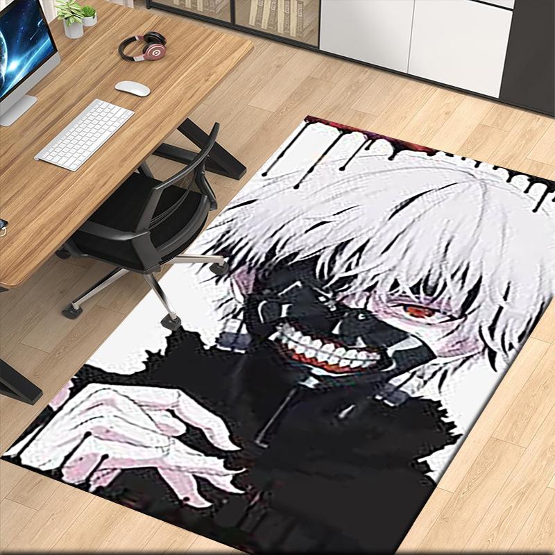 Tokyo Ghoul Printed Carpet, for Office Chair Living Room Bedroom Kitchen Room Decor Gifts.