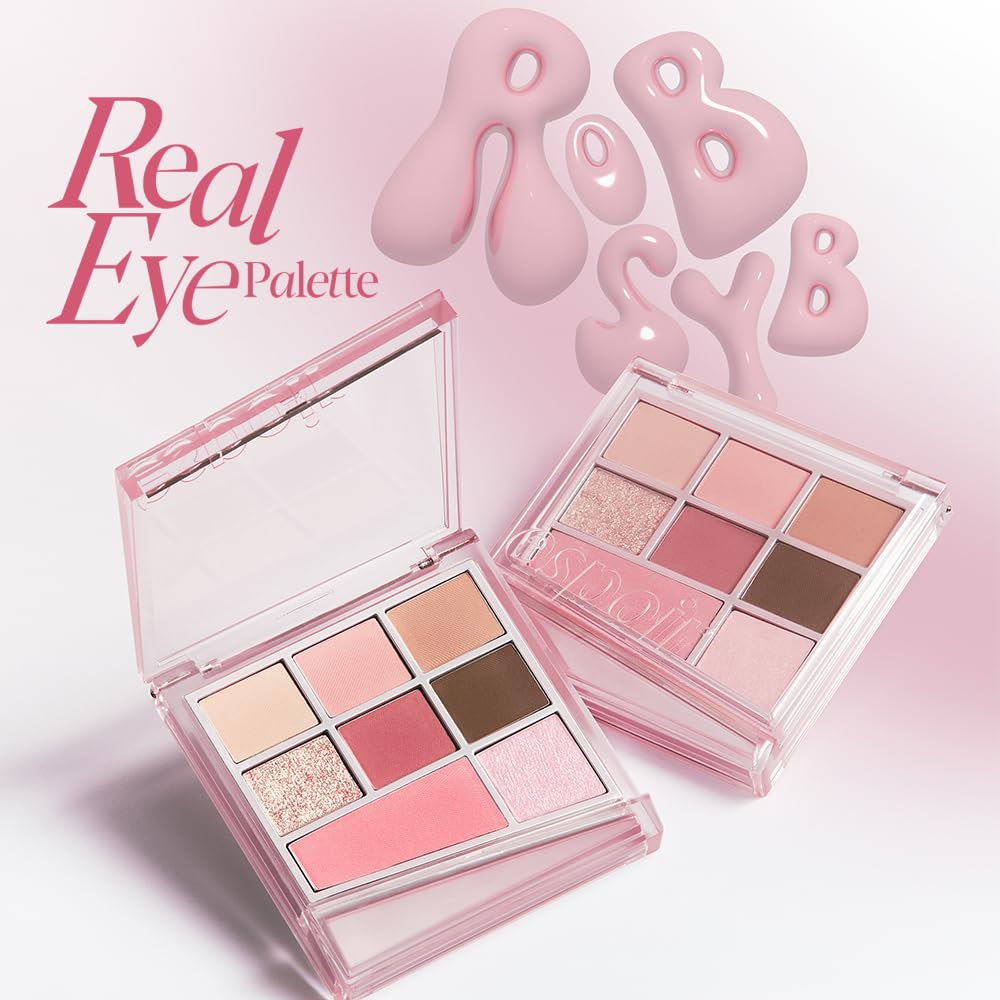 Espoir Real Eye Palette All New 3 Rosie BB REAL EYE PALETTE ALL NEW 8 Colour Eyeshadow Palette Lame Pearl Matte Korean Cosmetics Espoir Официальный номер