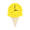 Ice  Wall Clock Silent Wooden Clock for Home Living Room