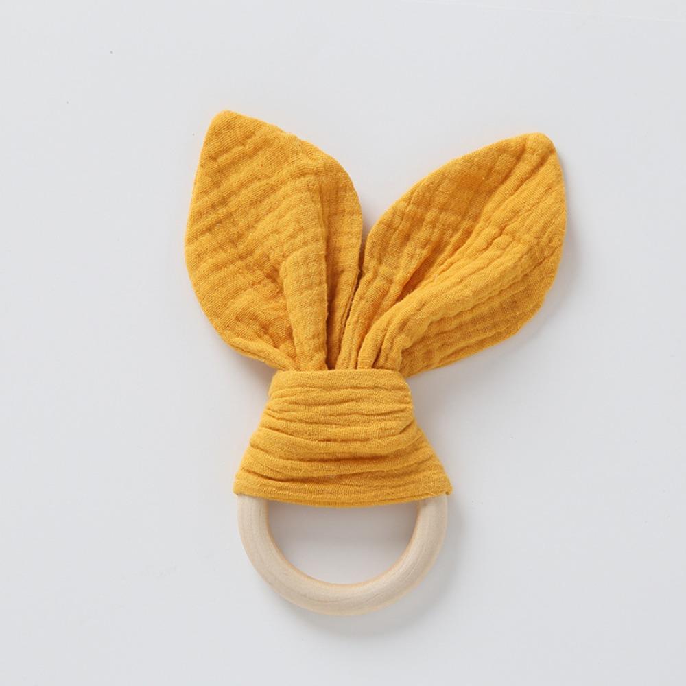 Мягкая детская деревянная игрушка для захвата рукой, натуральная деревянная игрушка для жевания и успокоения, прорезыватель для новорожденных, сон