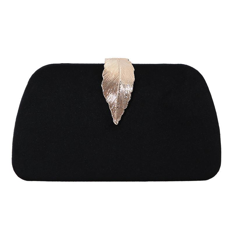 Stylish Velvet Square Bag With Lock Closure And Phone Pocket For Dressy Occasions