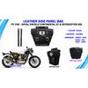 Leather "Side Panel Bag Fit For Royal Enfield Continental Gt & Interceptor 650"