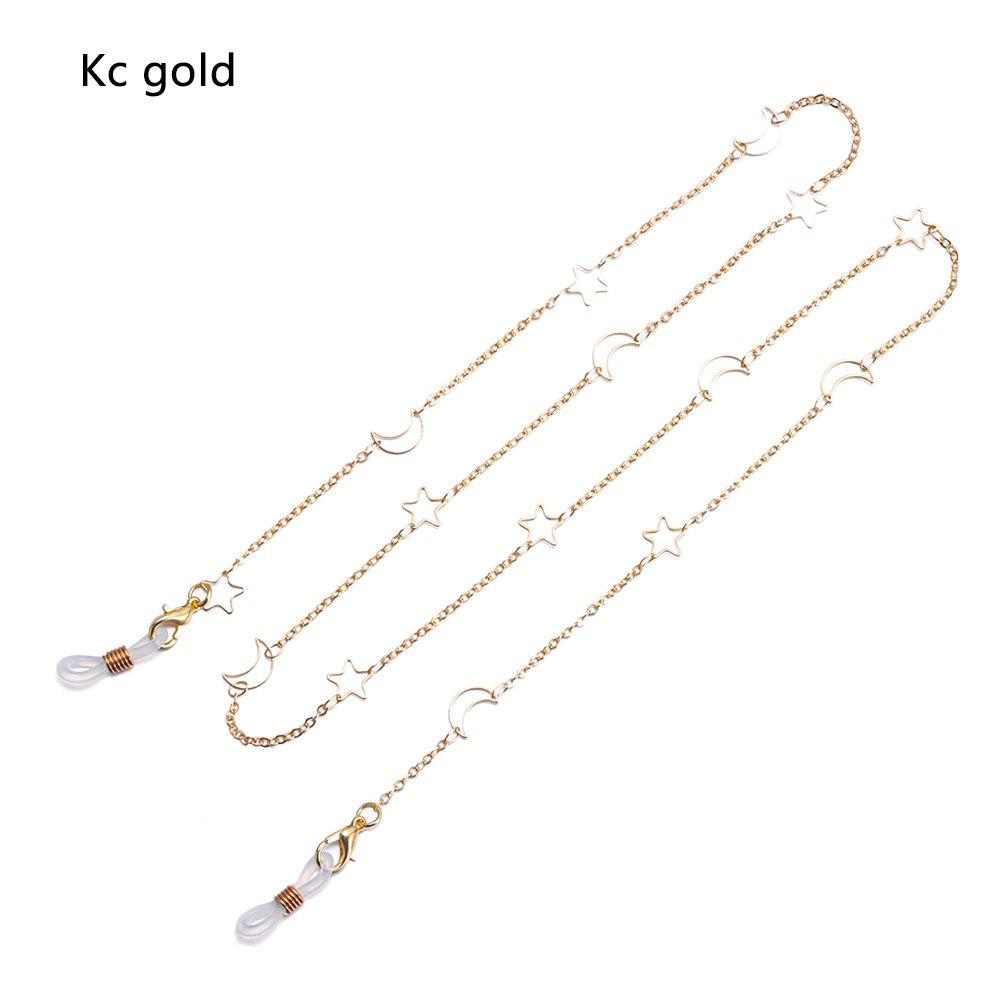 Fashion Neck Straps Star Moon Punk Jewelry Sunglasses Chain Alloy Eyeglasses Chains Mask Lanyards