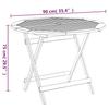 5 Piece Garden Dining Set Solid Acacia Wood