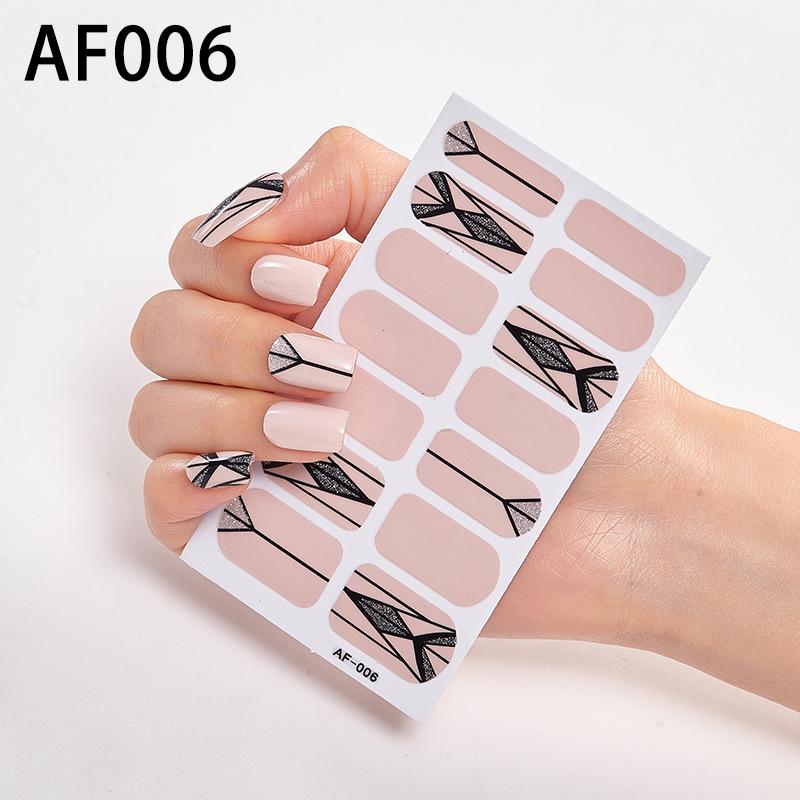 Женские горячие наклейки для ногтей, пластиковые наклейки для ногтей, наклейки для ногтей, художественные повседневные модные элегантные случайные