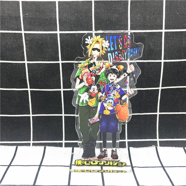 Игровая аниме-геройская академия, акриловая подставка для персонажей, брелок для ключей, акриловая подставка для фигурки, окрашенный декор стола, украшение, подарок