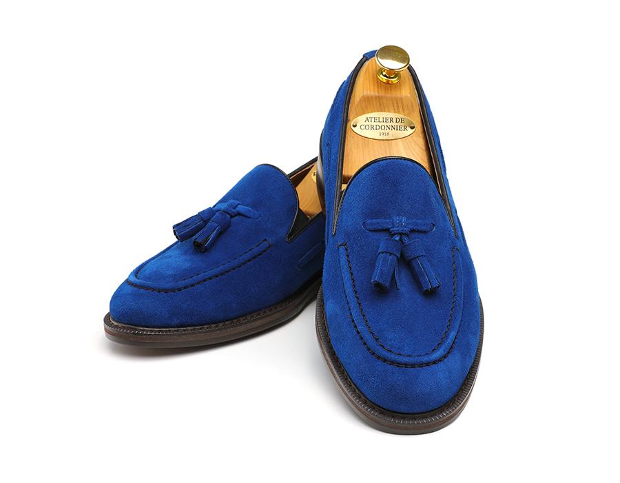 Lavantano [Basic Line] Tassel Loafers - Blue
