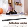 Йога-палка, регулируемые стержни для растяжки из нержавеющей стали с ручками из пенопласта, корректор осанки для занятий йогой, перекладина для упражнений на подвижность, гибкость, баланс