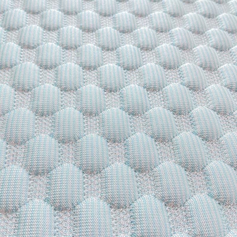 JingJingRS Summer Ice Silk Fitted Sheet Mat Set