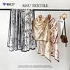 New Cotton and Linen Scarf Women's Autumn High-end Feeling Small Floral Silk Scarf Soft and Thin Shawl Headscarf