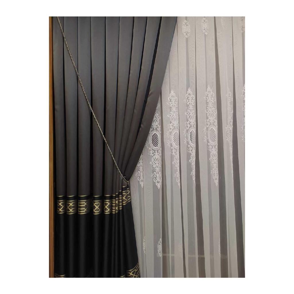 Двубортный занавес, тюль, устройство для сбора средств, веревочный шнур, браол