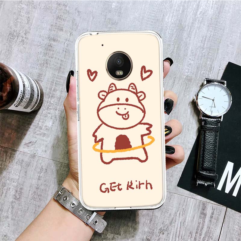 Милый чехол для телефона с изображением молочного скота и коровы в крапинку для Motorola Moto G9 G8 G7 G6 G5 E6 E5 E4 Plus Play Power One Action Macro Coque