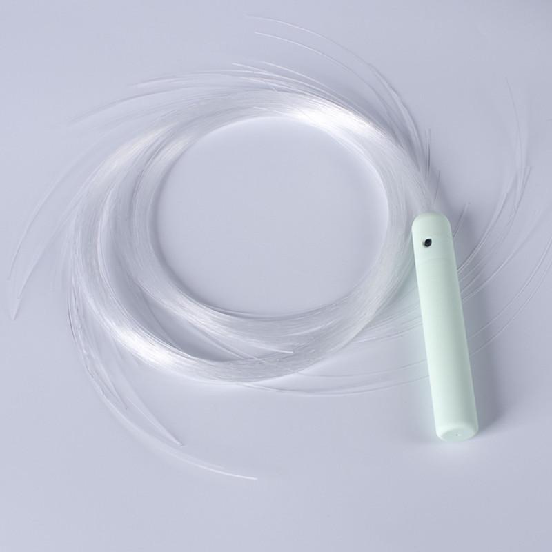 Battery Powered LED Whip LED Optical Fiber Dance Whips 360° Swivel Whip Toy 22 Color Effect Modes  Light Up Dancing
