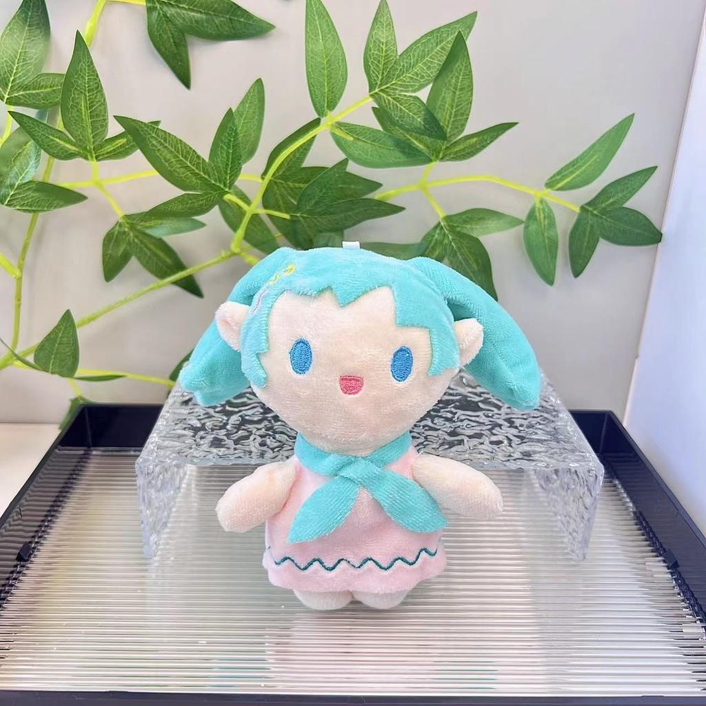 Веселая Мику Хатсунэ Плюшевая Кукла Брелок Милая Фигурка Персонажа с Премиальным Наполнителем Мягкая