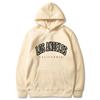 Women Pocket Long Sleeve Oversize Losangeles Printing Women Sweatshirt Autumn Winter Loose High Quality Hoodie Letter Hooded