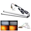 Switchback Car Drl Led Knight Rider Light Strip Tube Sequential Turn Signal 30cm