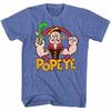 Popeye Spinach Royal Heather Adult T-Shirt