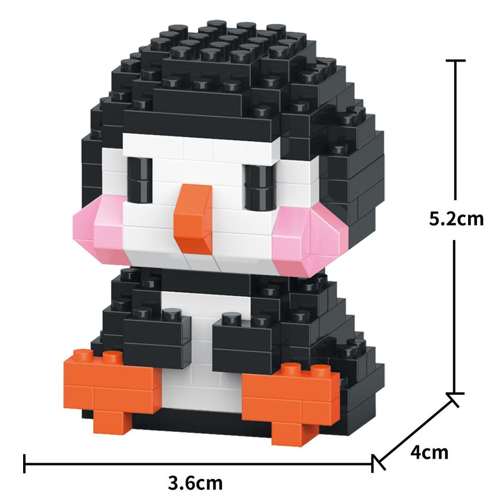 Creative Building Blocks 25 Stypes Cute Animal Cartoon Model DIY Collect Fans Education Toys for Kids Gift for Girls