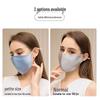 Women's Real Silk 3D Sunscreen Face Mask - Breathable, Washable, Adjustable Ear Straps