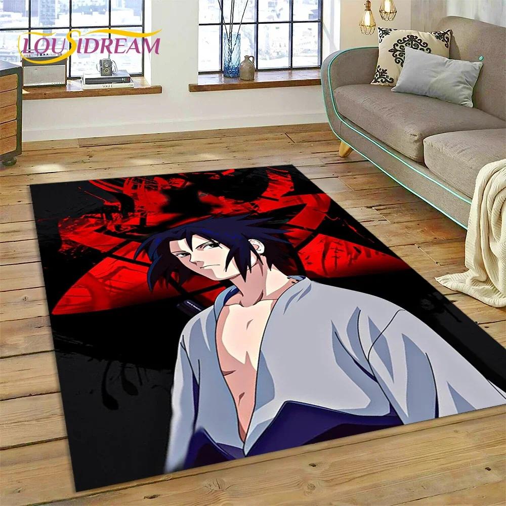 Cartoon 3D I-Itachi Japan Anime Carpet Rug for Living Room Bedroom Home Sofa Decoration,Kids Play Area Rug Non-slip Floor Mat