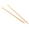1 Pair Drum Mallet Non Slip Beech Wood Handle Wool Felt Bass Drum Mallet for Practice