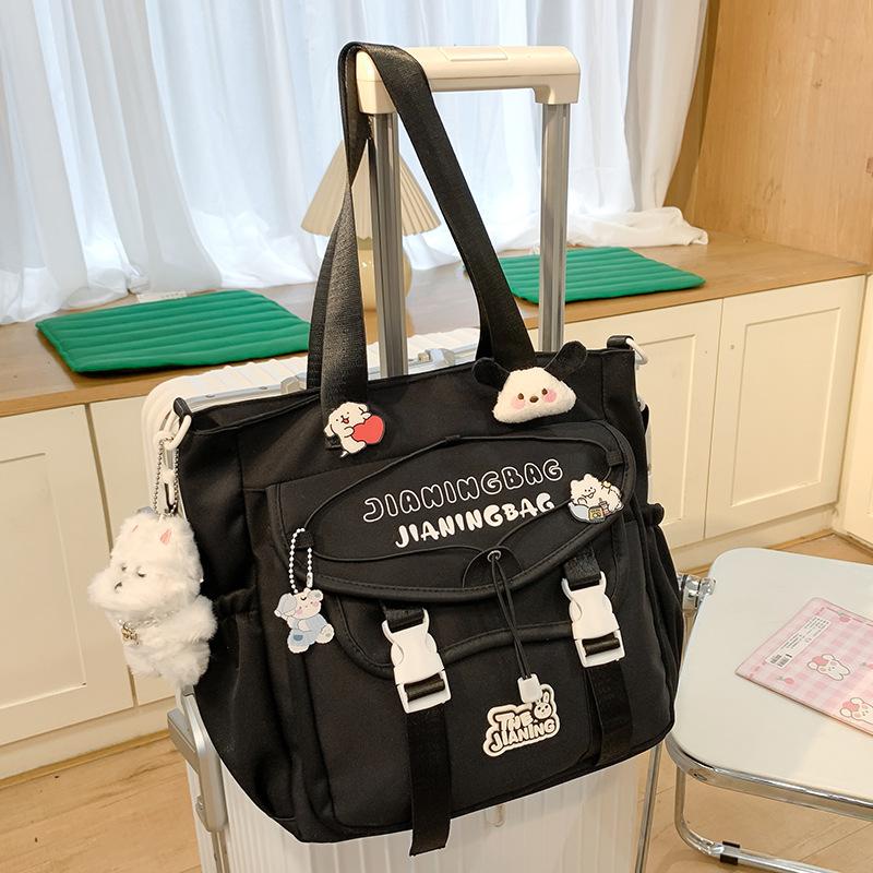 Школьные ранцы Детские для девочек начальной школы, для учениц средней школы, для студентов колледжа, набор из двух предметов, рюкзаки большой вместимости