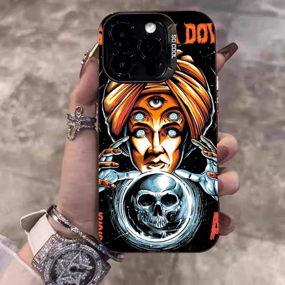 Металлический ремешок System Of A Down Для IPhone 17 16 15 14 13 12 11 Pro Max Plus Матовый цветной задний чехол для телефона