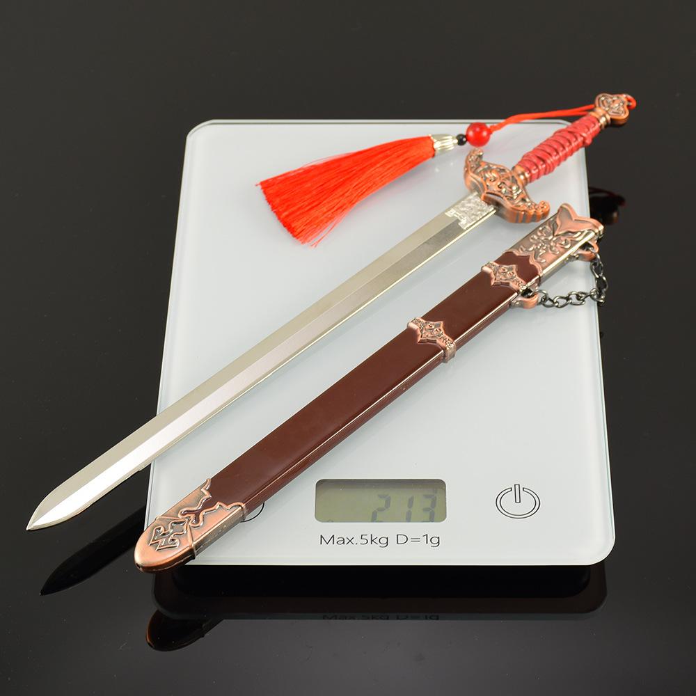 30 см Нарака: Игровые периферийные устройства Bladepoint Металлическая модель Noble Blade Коллекционные настольные украшения Косплей Меч Игрушка Реквизит Подарки для мальчиков