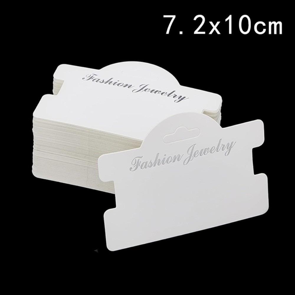 100pcs Love Jewelry Tags Bracelet Display Handmade Hanging Blank Tag for Small Business