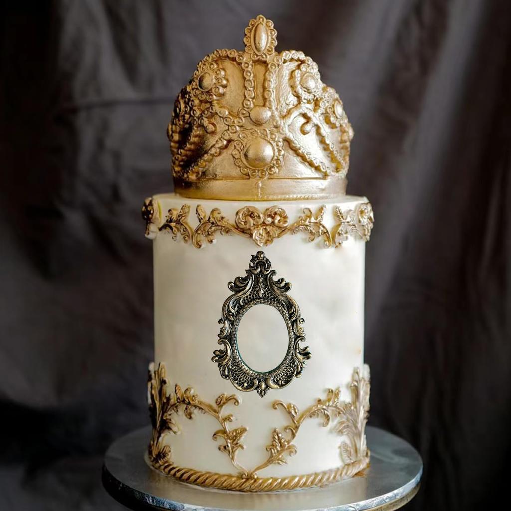 3D рамка для прокрутки в стиле барокко, силиконовые формы, сделай сам, рельефная граница для торта, инструменты для украшения торта из мастики, конфетная глина, формы для шоколадной мастики