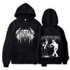 Худи Ghost Rock Ghostmane Мужское и Женское Хип-Хоп Шерстяной Свитшот Готический Уличный Стиль Осень/Зима Новая Коллекция Популярный