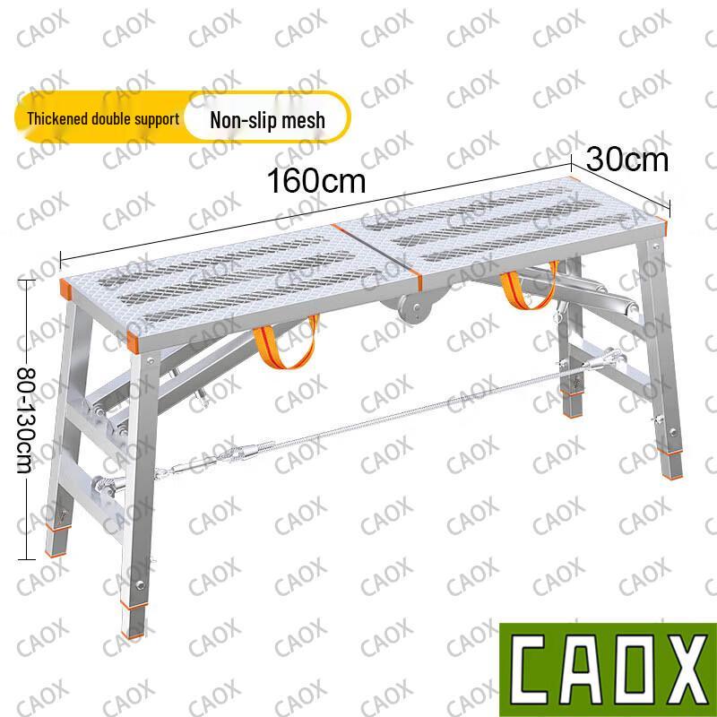 CAOX Folding Adjustable Work Platform Trestle
