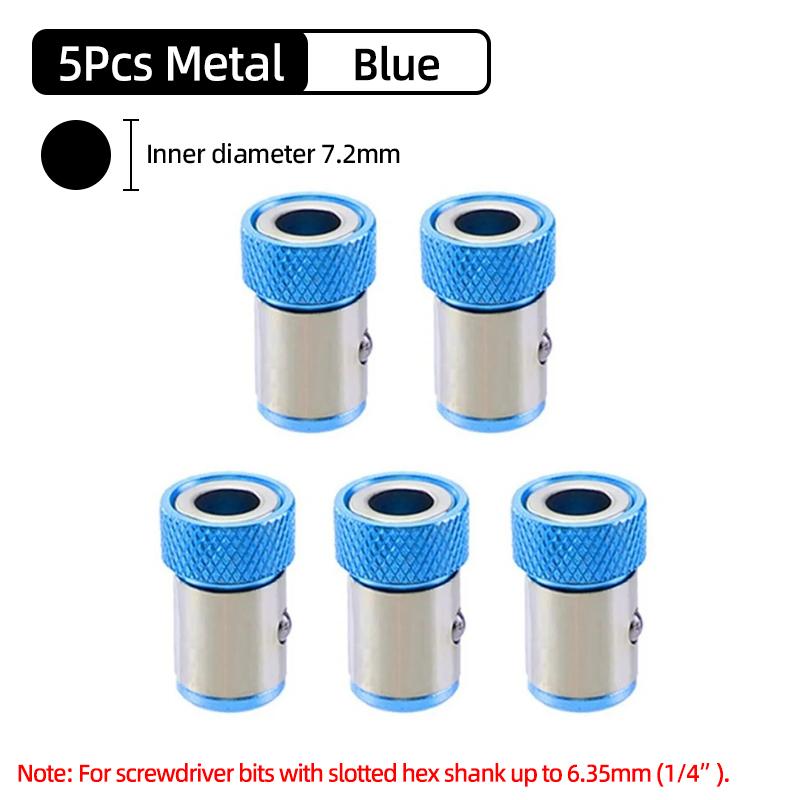 Магнитный держатель бит Магнитное кольцо Сильный намагничиватель Демагнетизатор 6,35 мм Держатель бит для крестовой отвертки Phillips Ручные инструменты