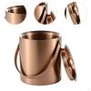 Double Wall Ice Bucket Beverage Chilling Container Keeps Cold and Dry with Lid Champagne Cooling