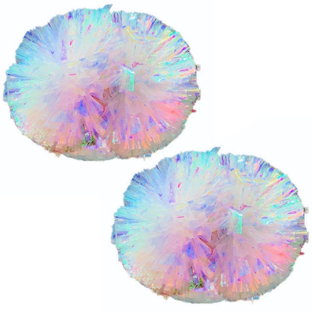 2 шт. Красочные игровые помпоны Сделай сам Дешевые Чирлидинг Болевой Цветок Мяч Кольцо на палец Танец Спортивный Матч Продукт Клуб Спортивный Инвентарь