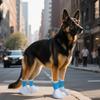 20 Disposable Pet Foot Boots For Real, Cats And Dogs Feet, Pet , Dog Supplies With Blue Bandage