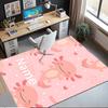Custom Name Axolotl Printed Carpet,Rug for Office Chair Living Room Bedroom Kitchen Room Decor Gifts.