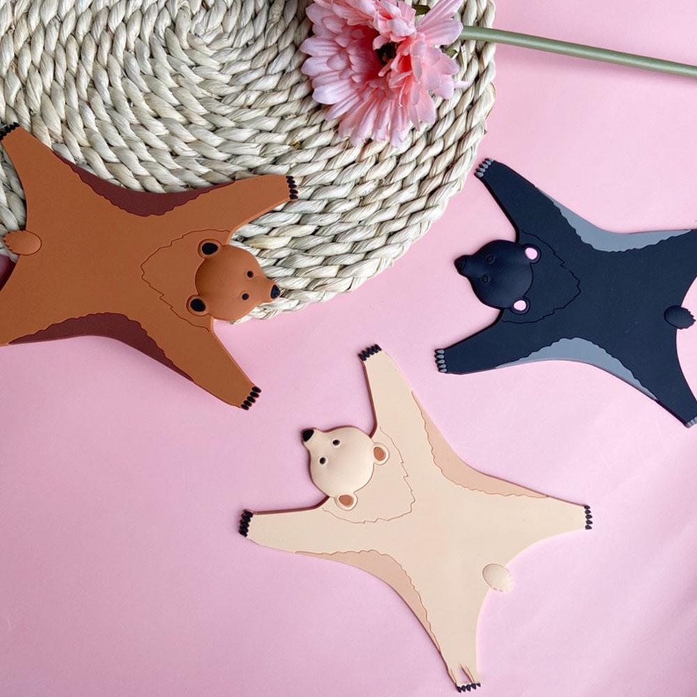 Симпатичная силиконовая подставка под стакан с изоляцией для воды, нескользящая, с изображением животных из мультфильмов, термостойкая, подставка под стакан с напитком, тигр, леопард, подставка под приборы, домашний инструмент