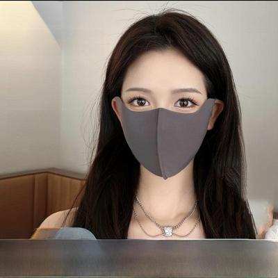 UPF50+ 3D Eye Protection Ice Silk Sunscreen Mask - Моющаяся и устойчивая к УФ-излучению модная маска