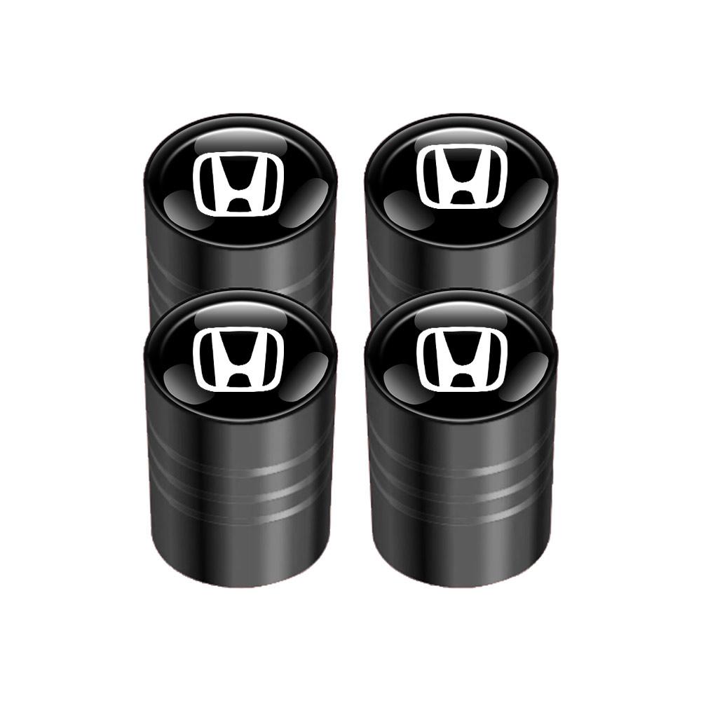 pcs Metal Car Wheel Tire Valve Caps Stem Case Covers For Honda Civic Accord Crider City XRV CRV HRV Inspire Fit Odyssey Envix