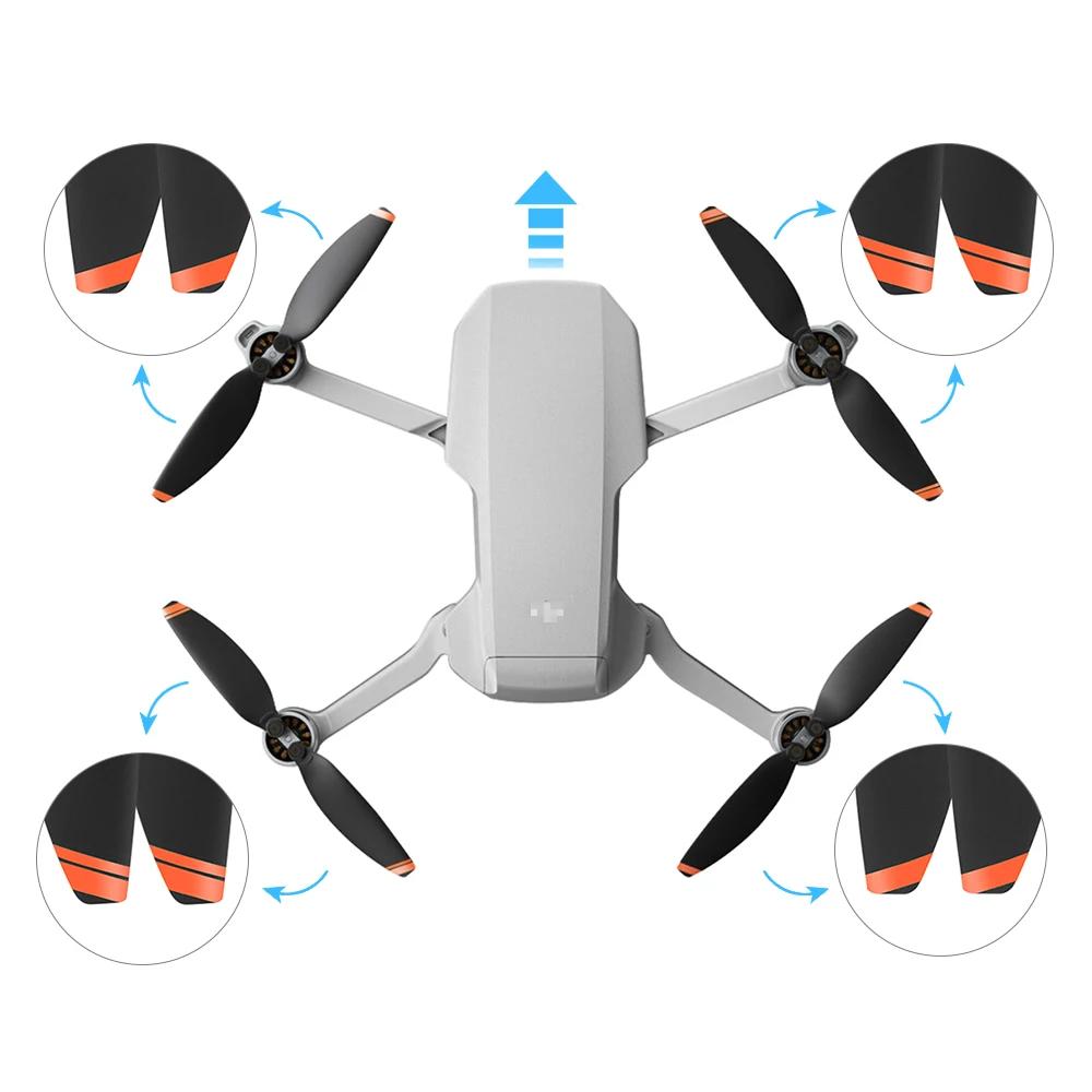 4 пары пропеллеров для DJI Mini 4K/Mini 2/SE 4726 Лопасти Замена Винтов Дрона Легкий Вес Крылья Вентиляторы Запасные Части Аксессуары