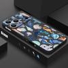 Чехол-ремешок с рисунком Осьминог и Черепаха для iPhone 17 Pro Max 17e 16 15 14 13 Pro Max 17 Pro 16e 11, противоударный, мягкий, из ТПУ