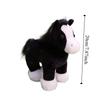 Fluffy Fine Horse Plush Toy PP Cotton Long Hair Horse Stuffed Doll  New Year