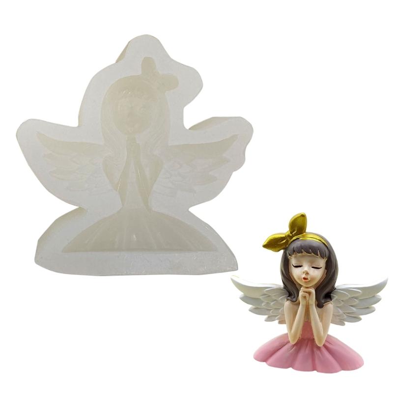 Форма для торта «Крыло ангела принцессы» Форма для торта из помадки Пищевая силиконовая форма Инструменты для выпечки Сахарная форма Форма для шоколадной помадки