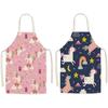 Children's Apron Cooking Apron Children Waterproof Painting Apron Kitchen Apron Children with Pockets for Crafts Painting Baking Cooking 6 To 9 Years