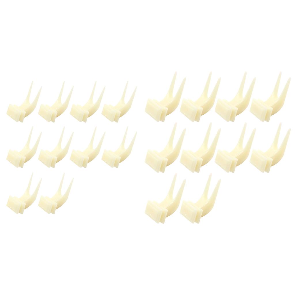 10PCS Bird Forks Food Holder Birdcage Foraging Fruit Holder Plastic Parrot Skewer Treats Feeding Tool for Small Birds
