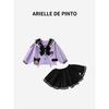 Французская Arielle De Pinto Девочки Весна-Осень 2026 Новая юбка Kuromi Преппи Стиль JK Костюм