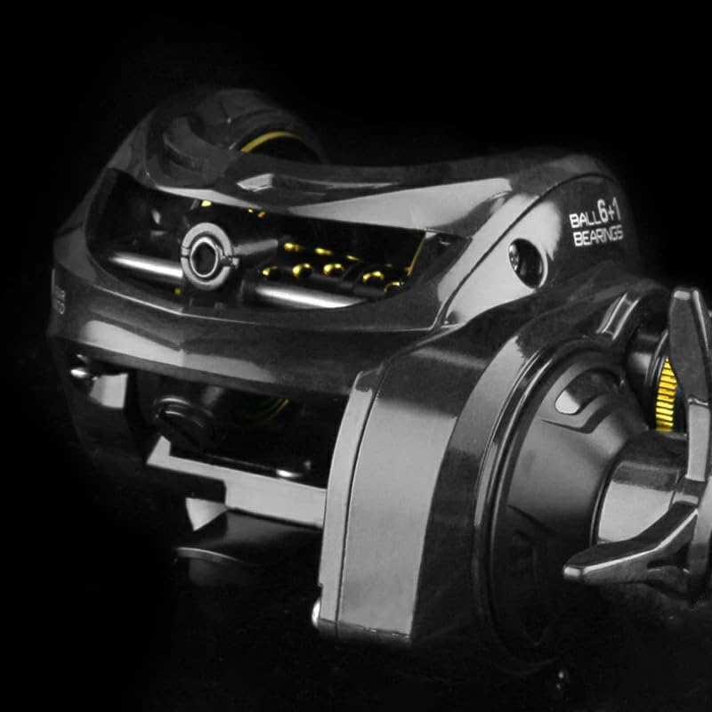 VISPREA Углеволоконная Кастинговая Глубокая Алюминиевая Сплавная Идеальна для Моря и Ручья Супер Прочная Магнитная Мощная Длинная Углеродная Передача Фрикцион yu179x Катушка,